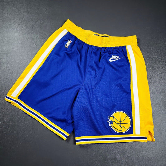 100% Authentic Nike Golden State Warriors Classic Edition Shorts Size 42 XL Mens