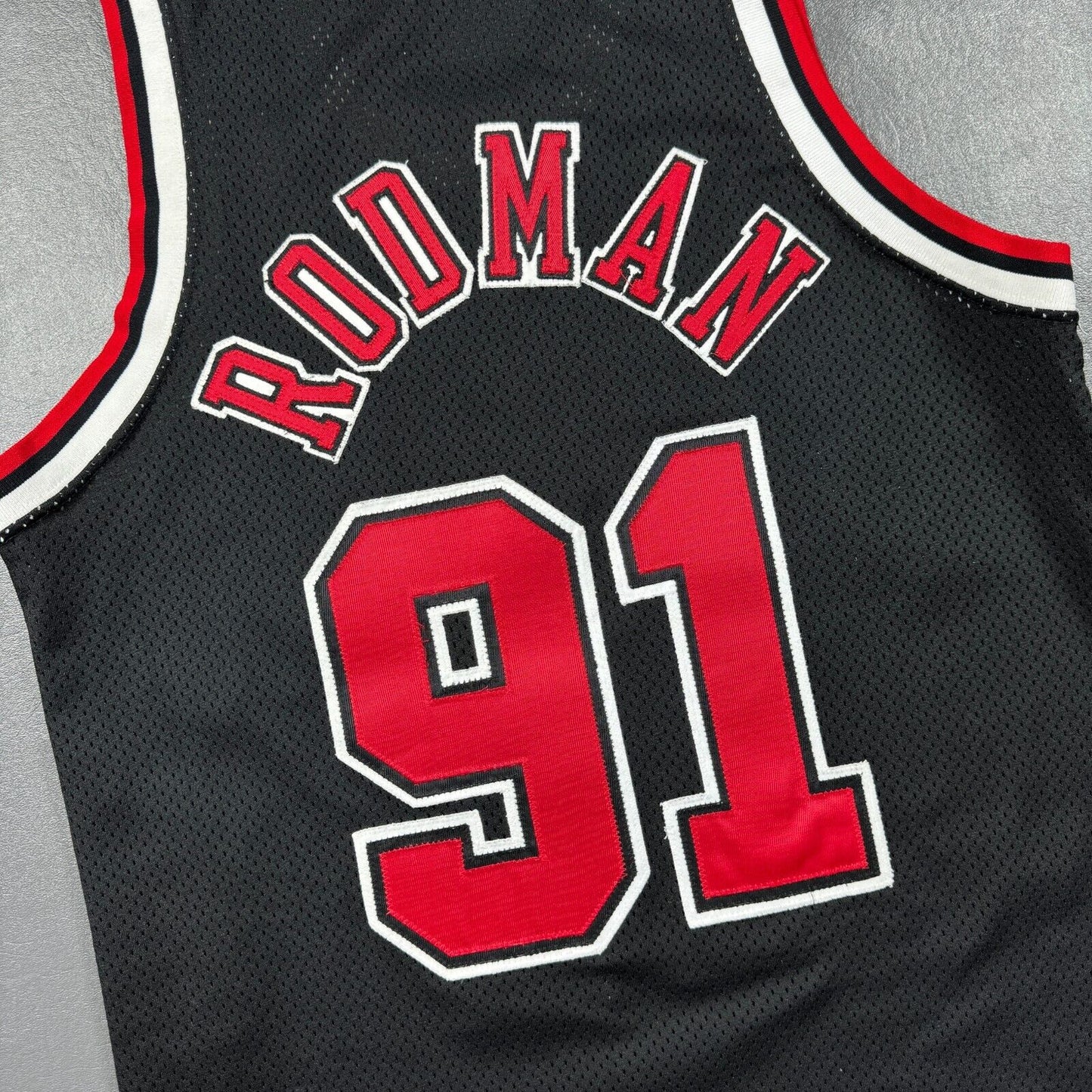 100% Authentic Dennis Rodman Vintage Nike 97 98 Bulls Jersey Size 40 M Mens