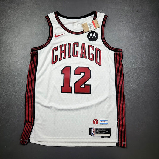100% Authentic Ayo Dosunmu Nike Bulls City Edition Swingman Jersey Size 48 L