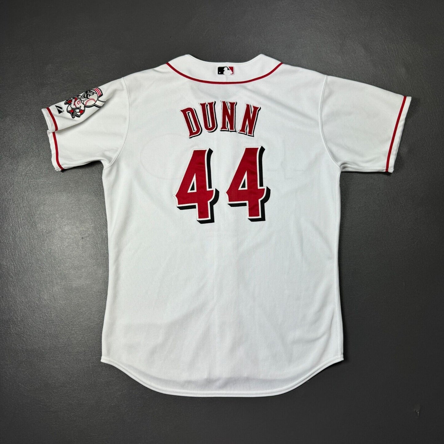 100% Authentic Adam Dunn Cincinnati Reds Vintage Majestic Jersey Size 48 XL Mens