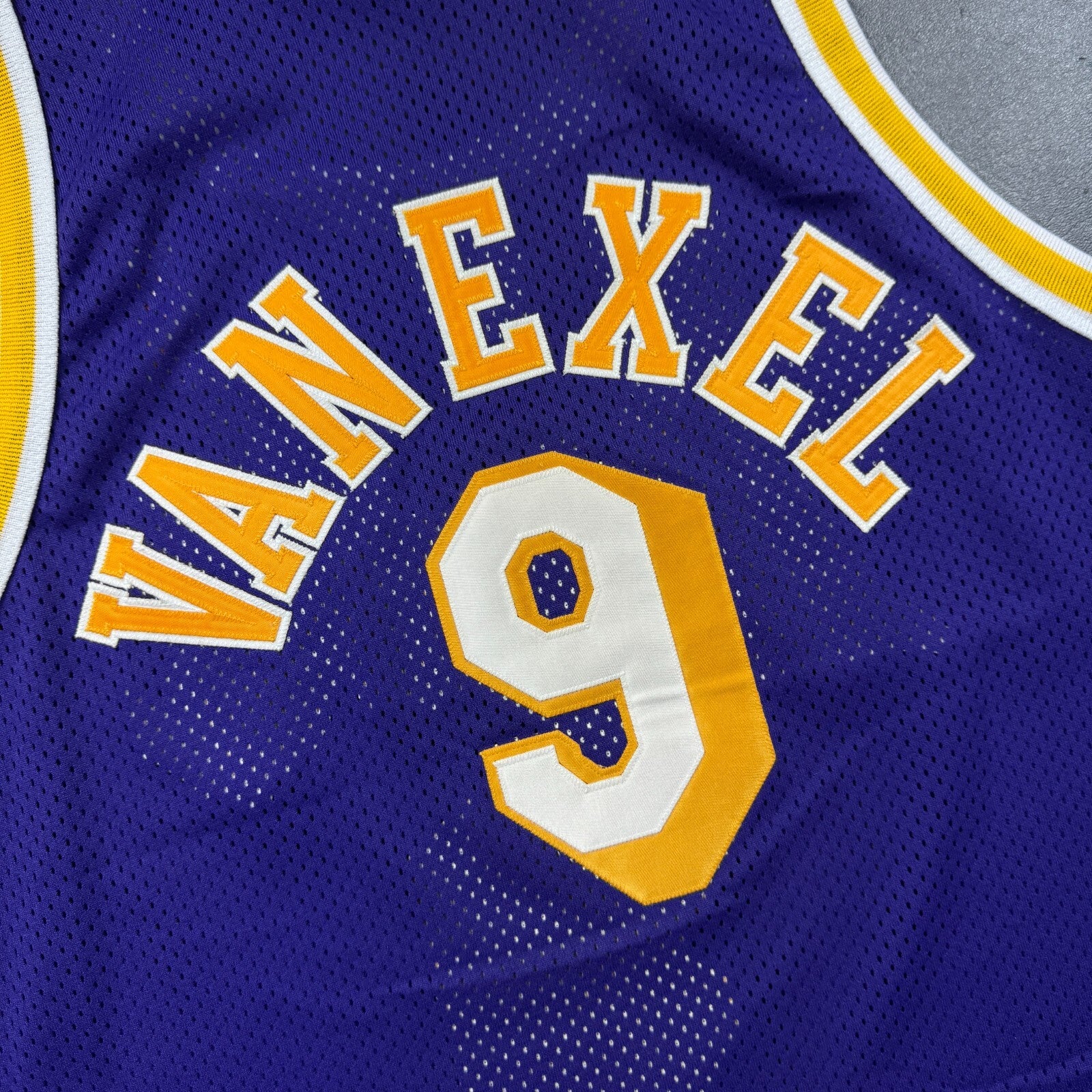 [本日限定の特別価格] LAKERS VAN EXEL Nick Van Exel Hoodie | Authentic Los Angeles Lakers Nick Van