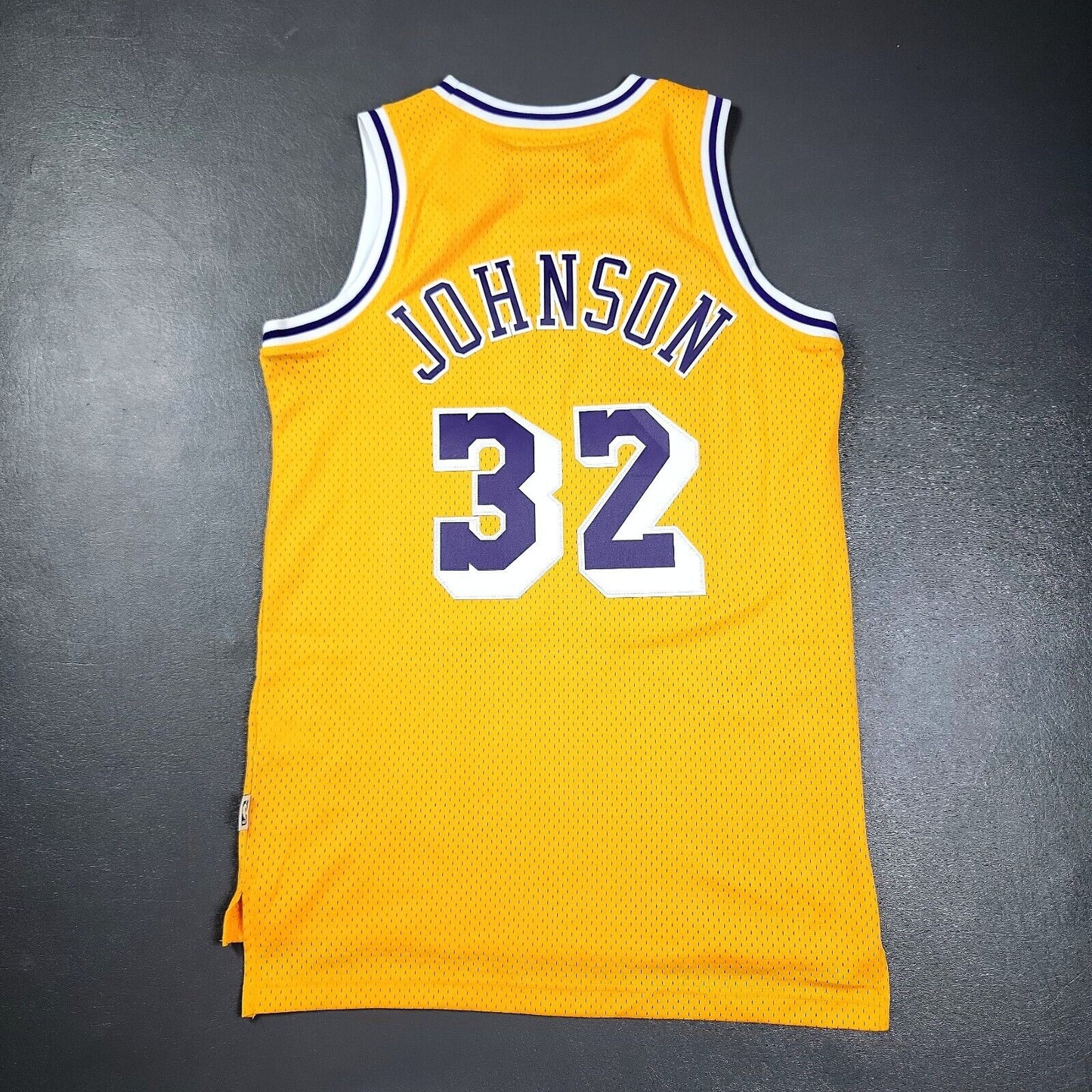 100% Authentic Magic Johnson Vintage Adidas Lakers Jersey Size S ( M )