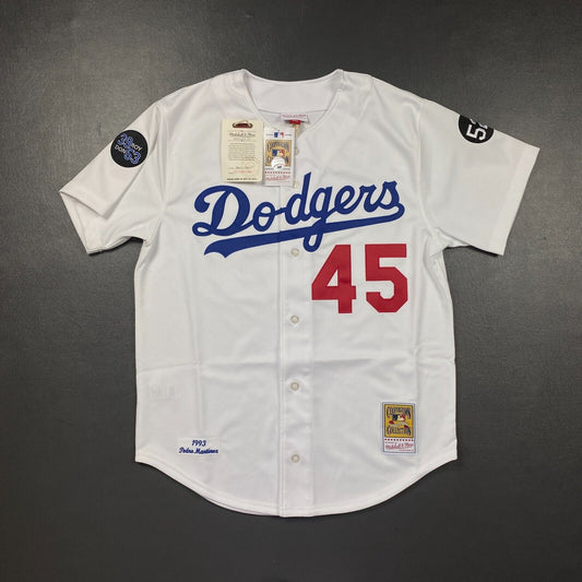 100% Authentic Pedro Martinez Mitchell Ness 1993 Los Angeles Dodgers Jersey 44 L