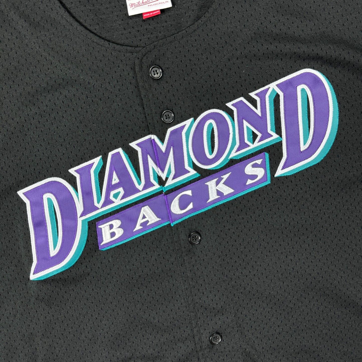 100% Authentic Randy Johnson Mitchell Ness 1999 Diamondbacks BP Jersey 56 3XL