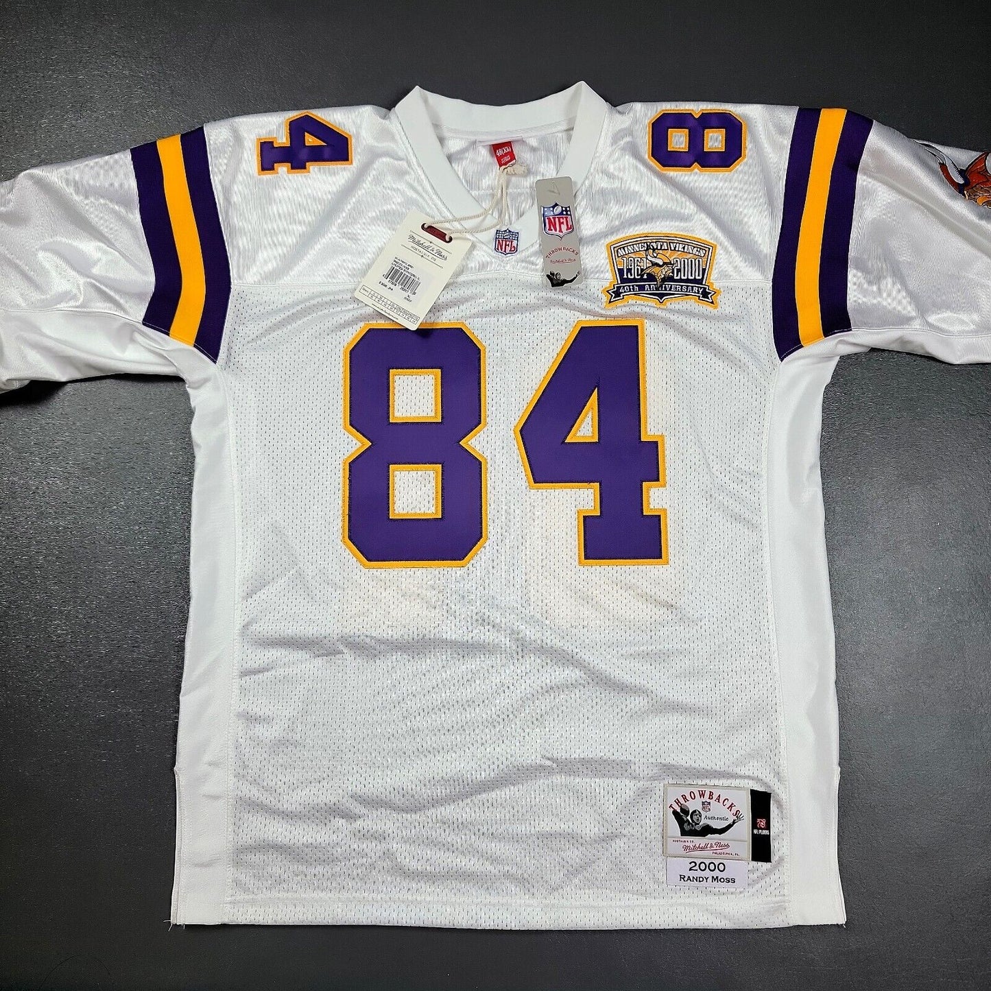 100% Authentic Randy Moss 2000 Vikings Mitchell & Ness Jersey Size 48 XL Mens