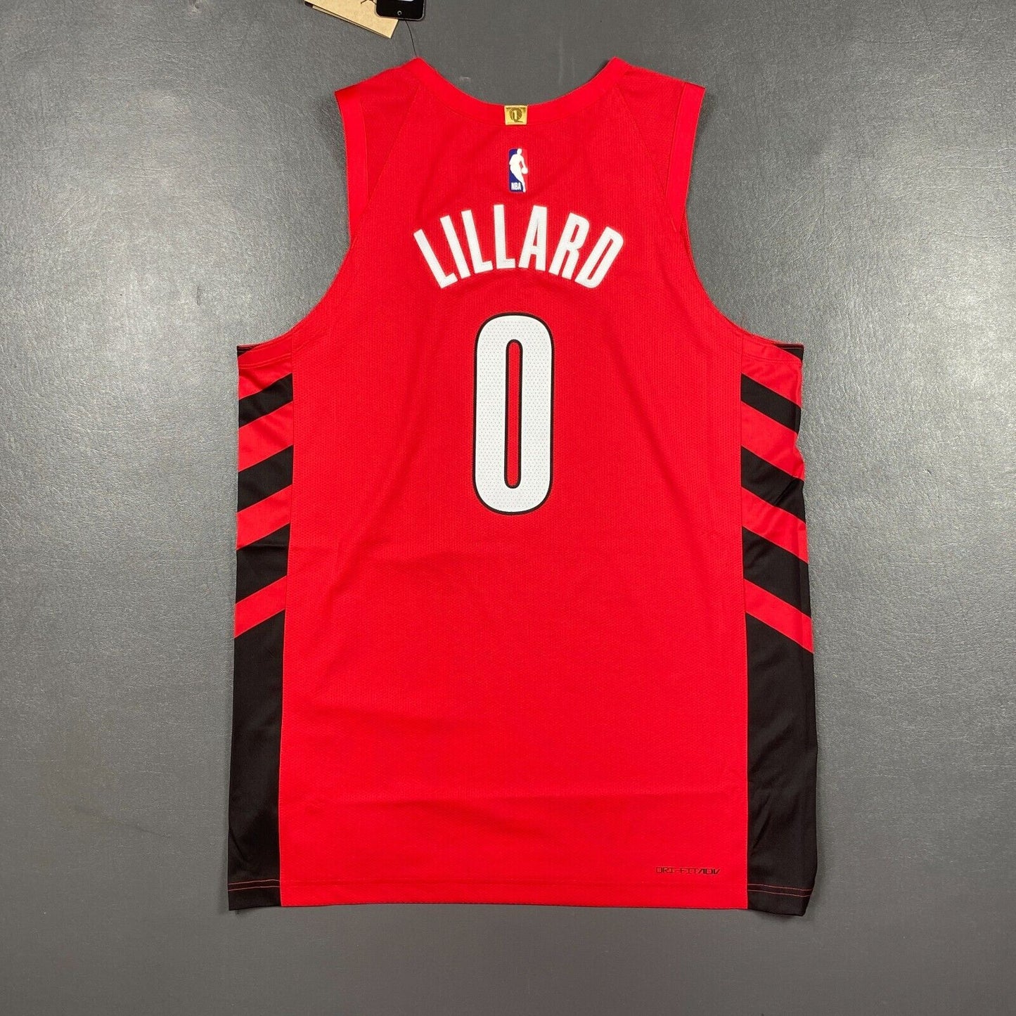 100% Authentic Damian Lillard Nike Portland Blazers Statement Jersey Size 48 L