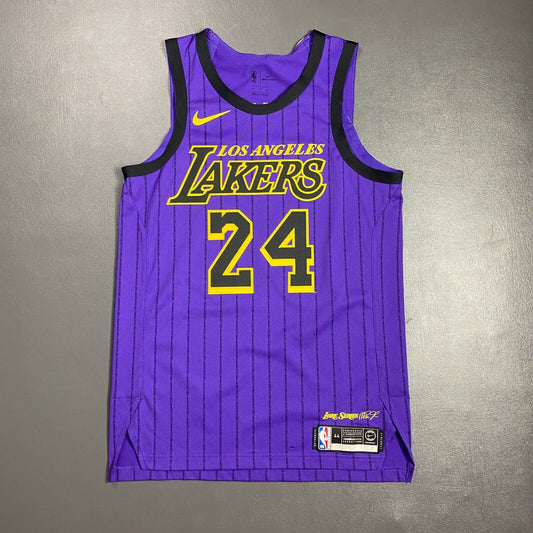 100% Authentic Kobe Bryant Nike Los Angeles Lore City Lakers Jersey 44 M Mens