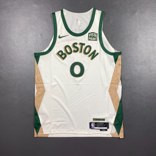 100% Authentic Jason Tatum Nike City Edition Celtics Jersey Size 48 L VistaPrint