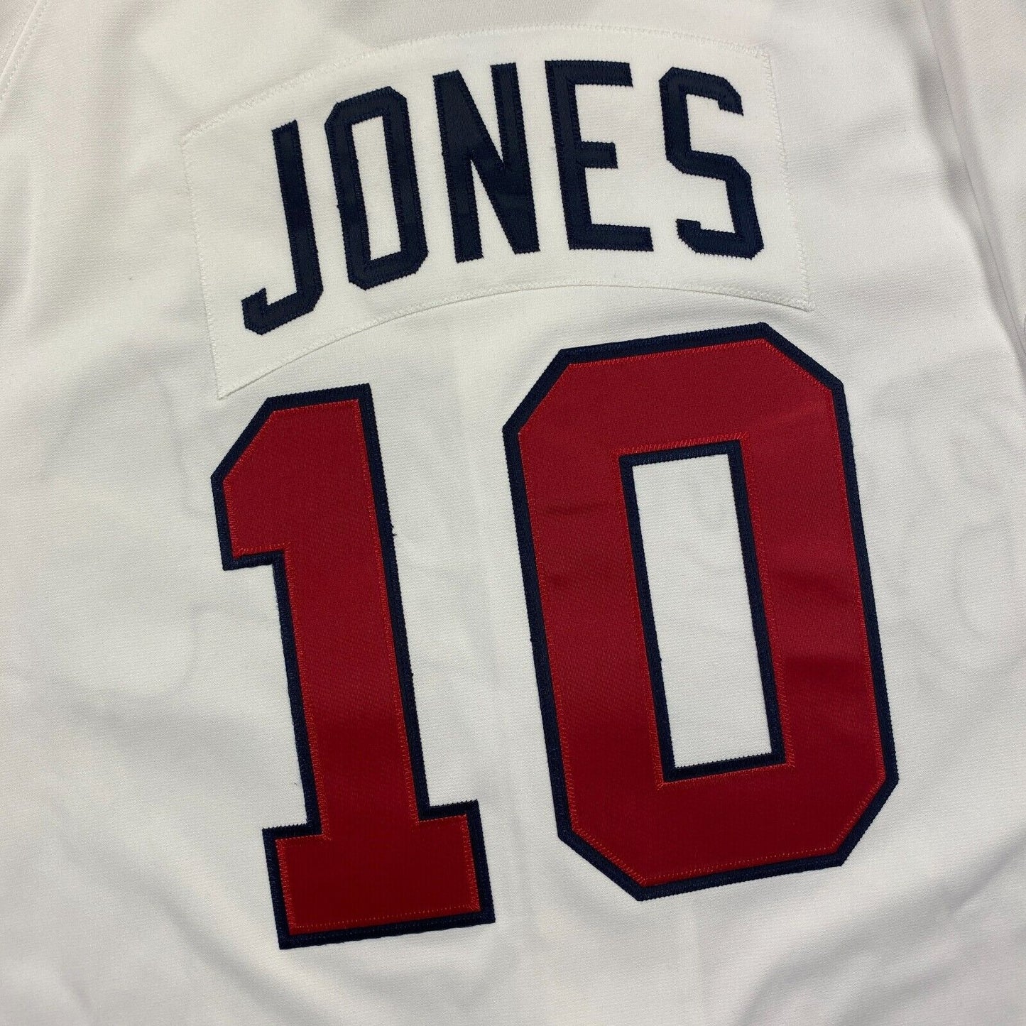 100% Authentic Chipper Jones Mitchell Ness 1995 Atlanta Braves Jersey 52 2XL