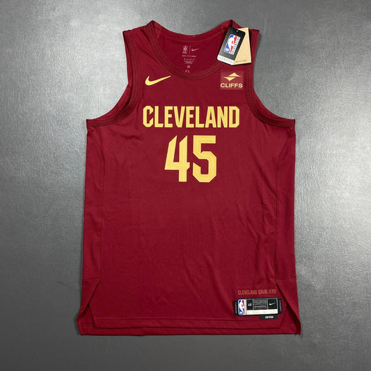 100% Authentic Donovan Mitchell Nike Cavaliers Icon Jersey Size 48 L Mens Cliffs