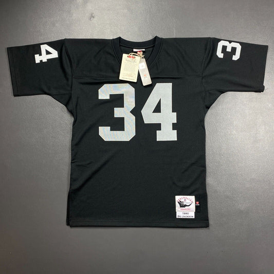 100% Authentic Bo Jackson 1990 Raiders Mitchell & Ness Jersey Size 44 L Mens