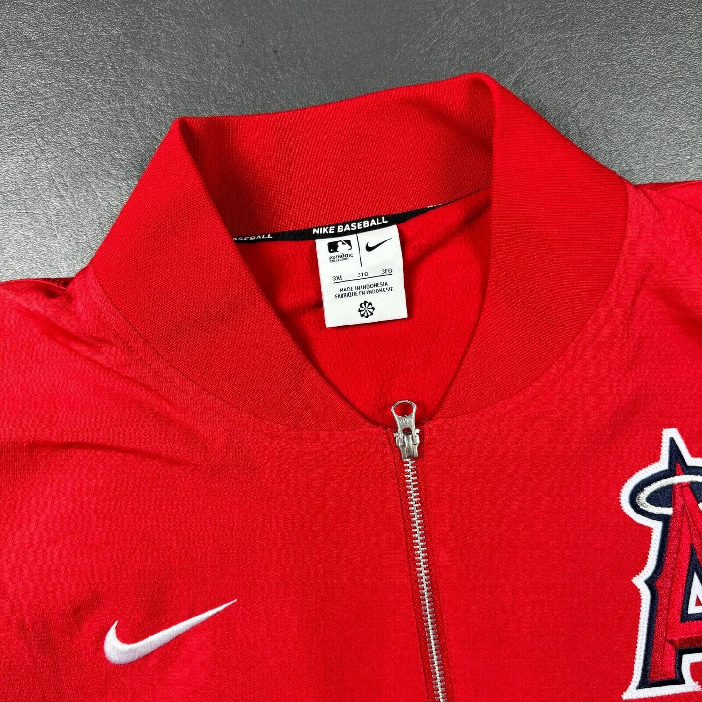 100% Authentic Nike Anaheim Los Angeles Angels Jacket Size 3XL Mens