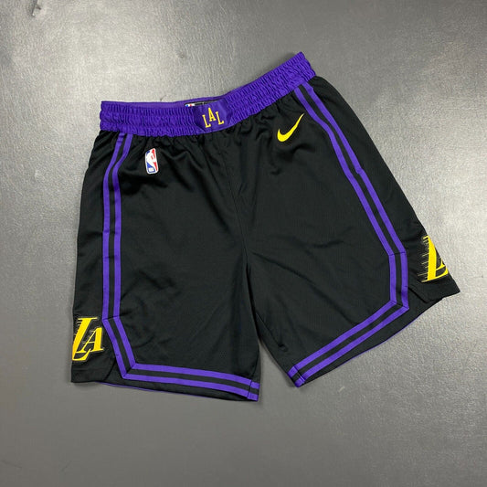 100% Authentic Los Angeles Lakers Nike City Edition Swingman Shorts 42 XL Mens