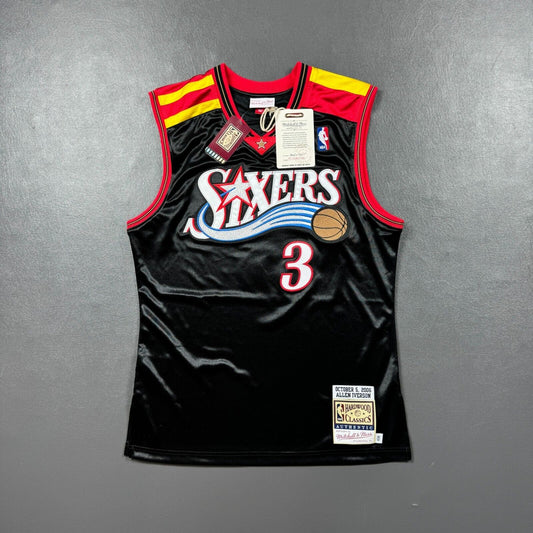100% Authentic Allen Iverson Mitchell Ness 06 Barcelona 76ers Jersey Size 40 M