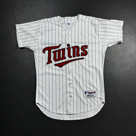 100% Authentic Minnesota Twins Vintage Russell Athletic Jersey Size L 44 Mens