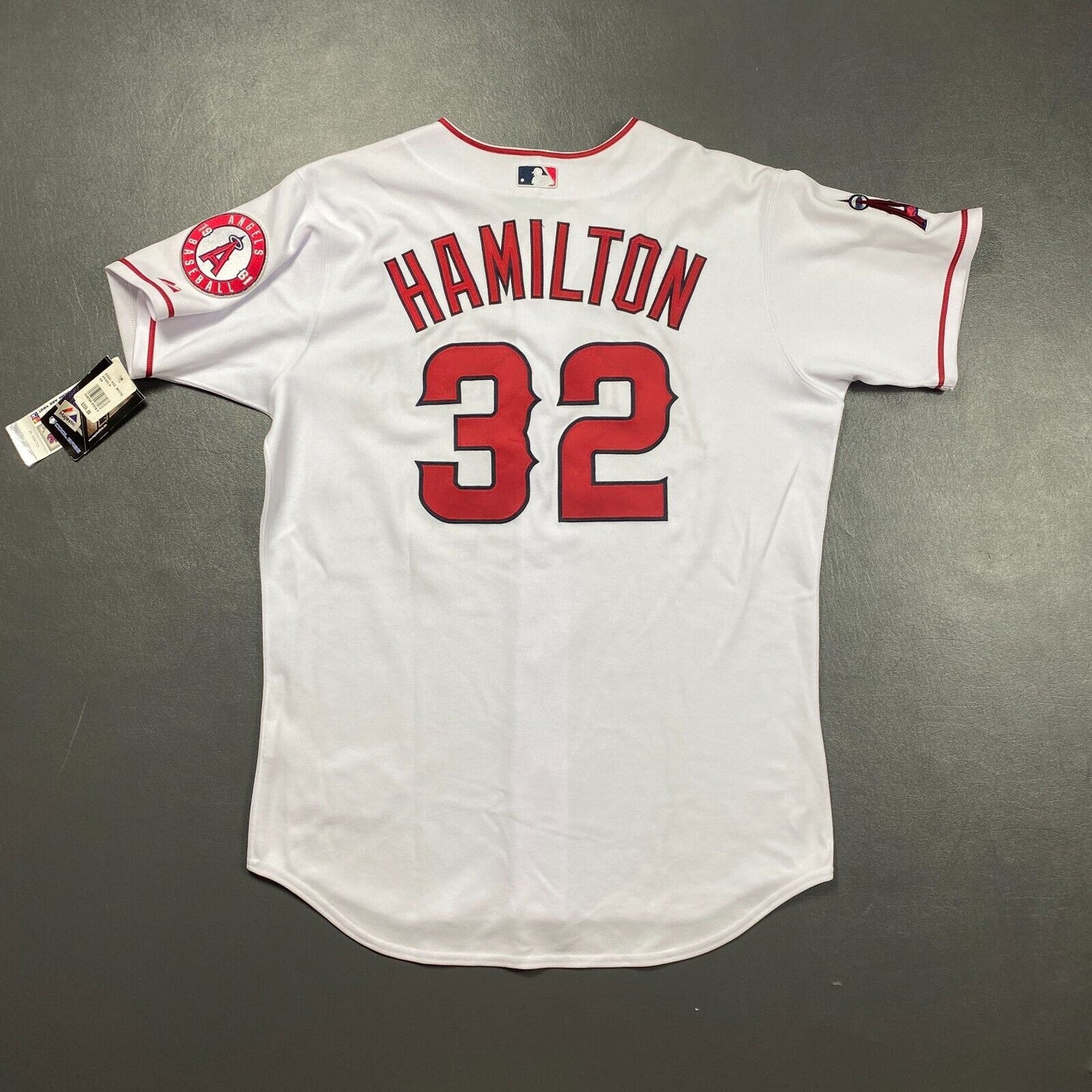 100% Authentic Josh Hamilton Vintage Majestic Los Angeles lAngels Jersey 48 XL