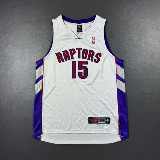 100% Authentic Vince Carter Vintage Nike Toronto Raptors Jersey Size 48 XL Mens