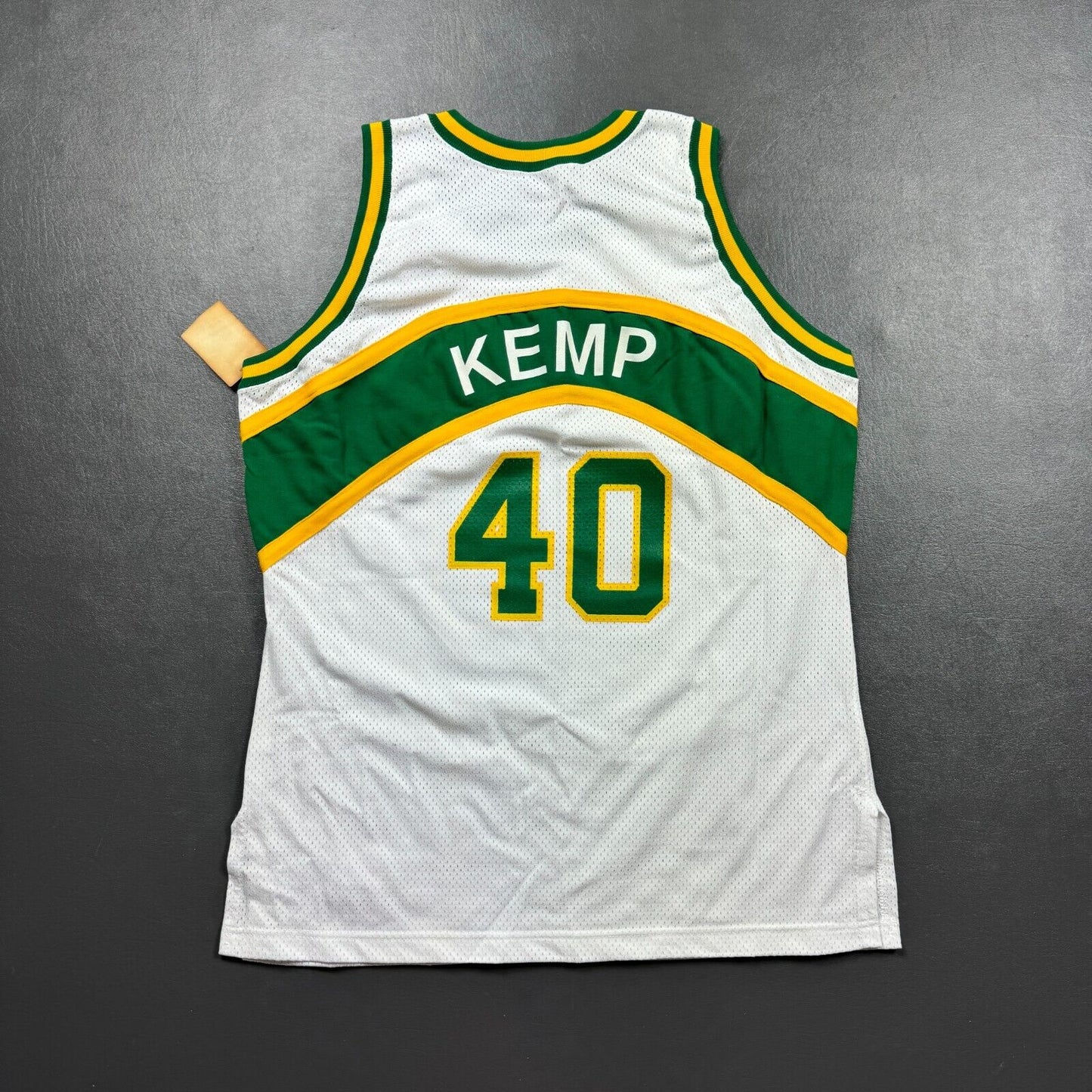 100% Authentic Shawn Kemp Vintage Champion Seattle Sonics Jersey 48 XL Mens