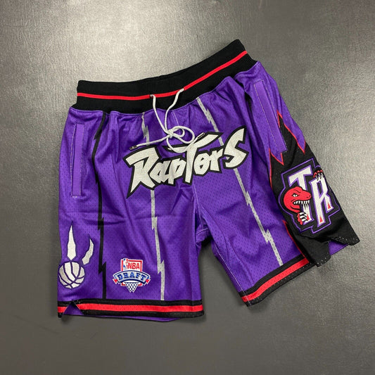 100% Authentic Just Don 95 96 Toronto Raptors Mitchell Ness Shorts Size M Mens