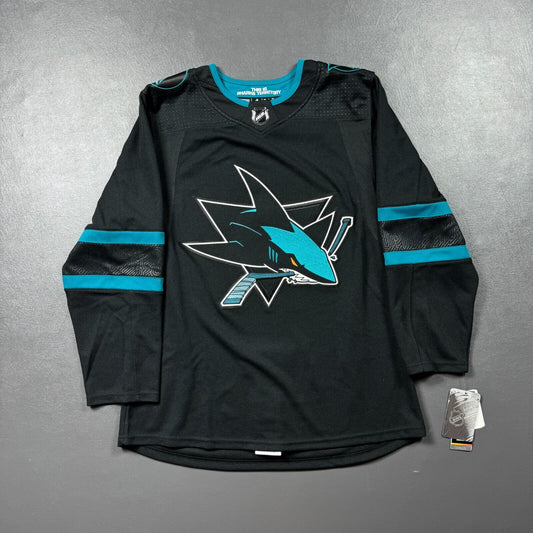 100% Authentic Adidas San Jose Sharks NHL Jersey Size 46 L XL Mens