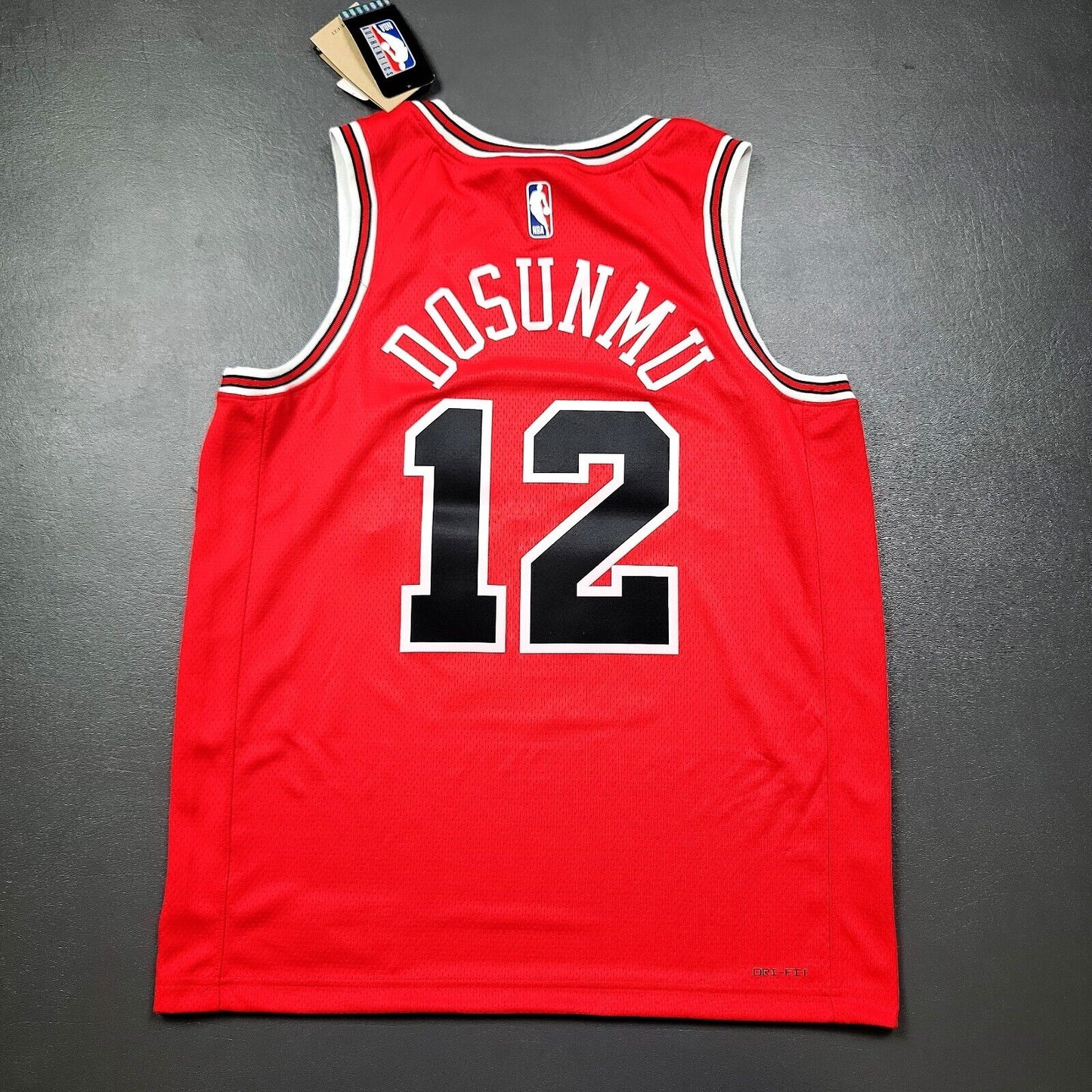 100% Authentic Ayo Dosunmu Nike Bulls Icon Edition Swingman Jersey Size 48 L