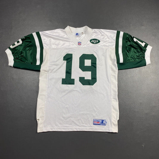 100% Authentic Keyshawn Johnson Vintage Starter New York Jets Jersey Size 48 L