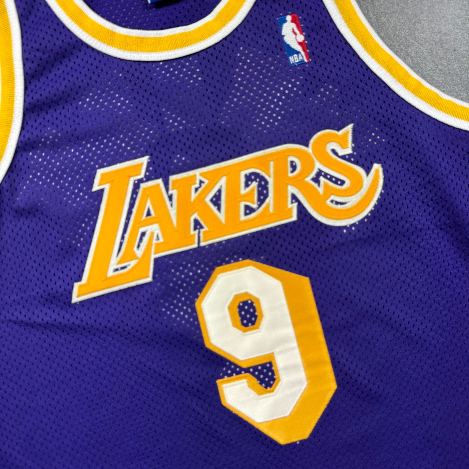 100% Authentic Nick Van Exel Vintage Champion LA Lakers