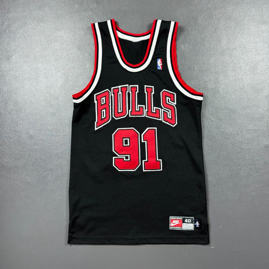 100% Authentic Dennis Rodman Vintage Nike 97 98 Bulls Jersey Size 40 M Mens