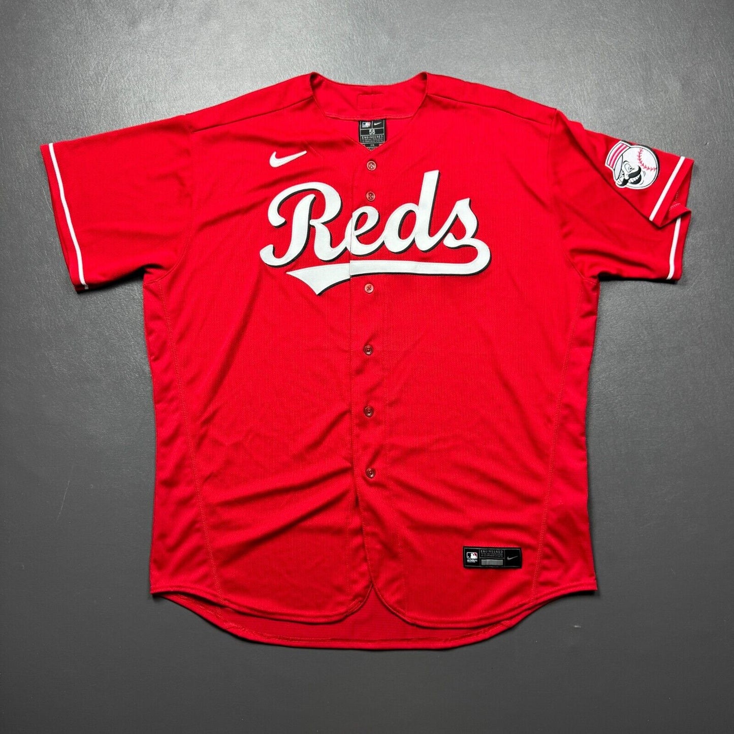 100% Authentic Cincinnati Reds Nike Jersey Size 56 3XL Mens