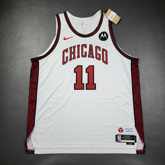 100% Authentic Demar DeRozan Nike Bulls City Edition Jersey Size 58 3XL Motorola