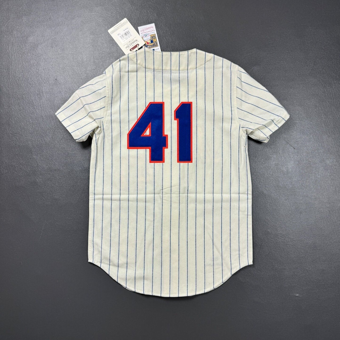 100% Authentic Tom Seaver Mitchell & Ness 1969 NY Mets Jersey Size 36 S Mens