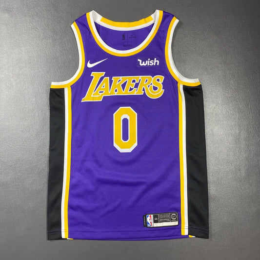 100% Authentic Kyle Kuzma Nike Lakers Statement Swingman Jersey Size 44 M Mens