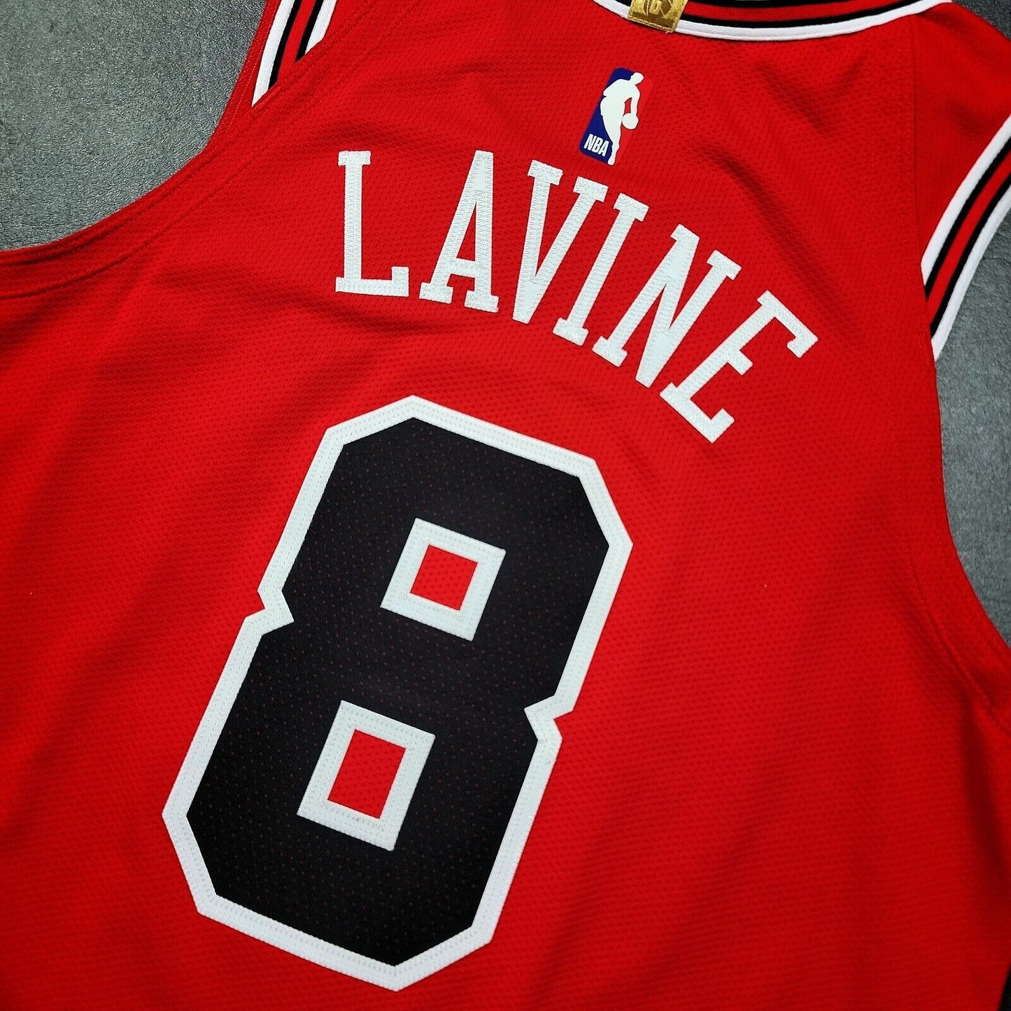 100% Authentic Zach Lavine Nike Bulls Icon Edition Jersey Size 44 M Mens