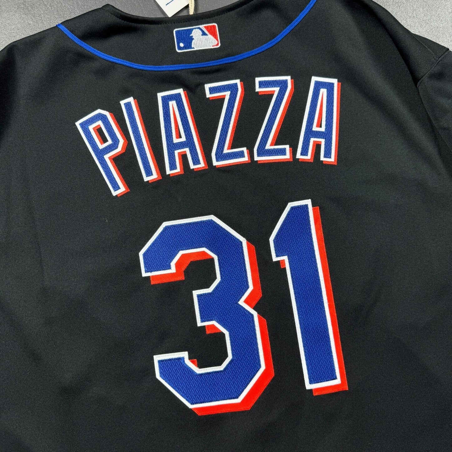 100% Authentic Mike Piazza Mitchell Ness 2000 NY Mets Jersey Size 52 2XL *READ*