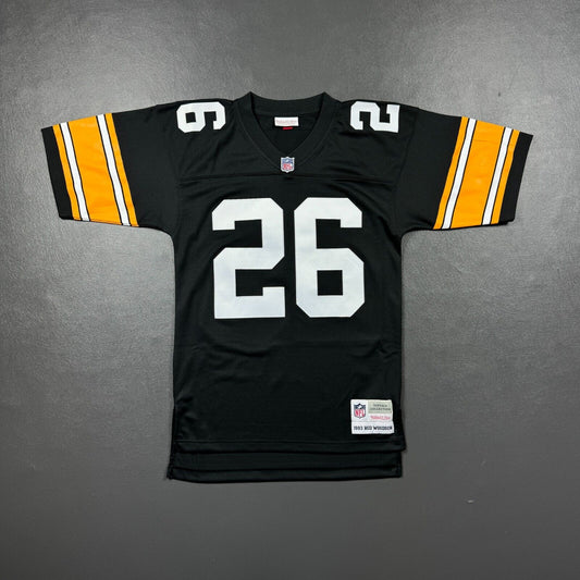 100% Authentic Rod Woodson Mitchell & Ness 1993 Steelers Jersey Size 36 S Mens