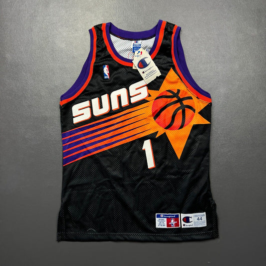 100% Authentic Penny Hardaway Vintage Champion Suns Jersey Size 44 L Pro Cut