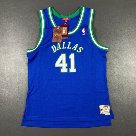 100% Authentic Dirk Nowitzki Mitchell & Ness Mavericks Jersey Size XL Womens