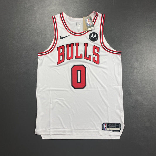100% Authentic Coby White Nike Chicago Bulls Association Jersey Size 48 L Mens