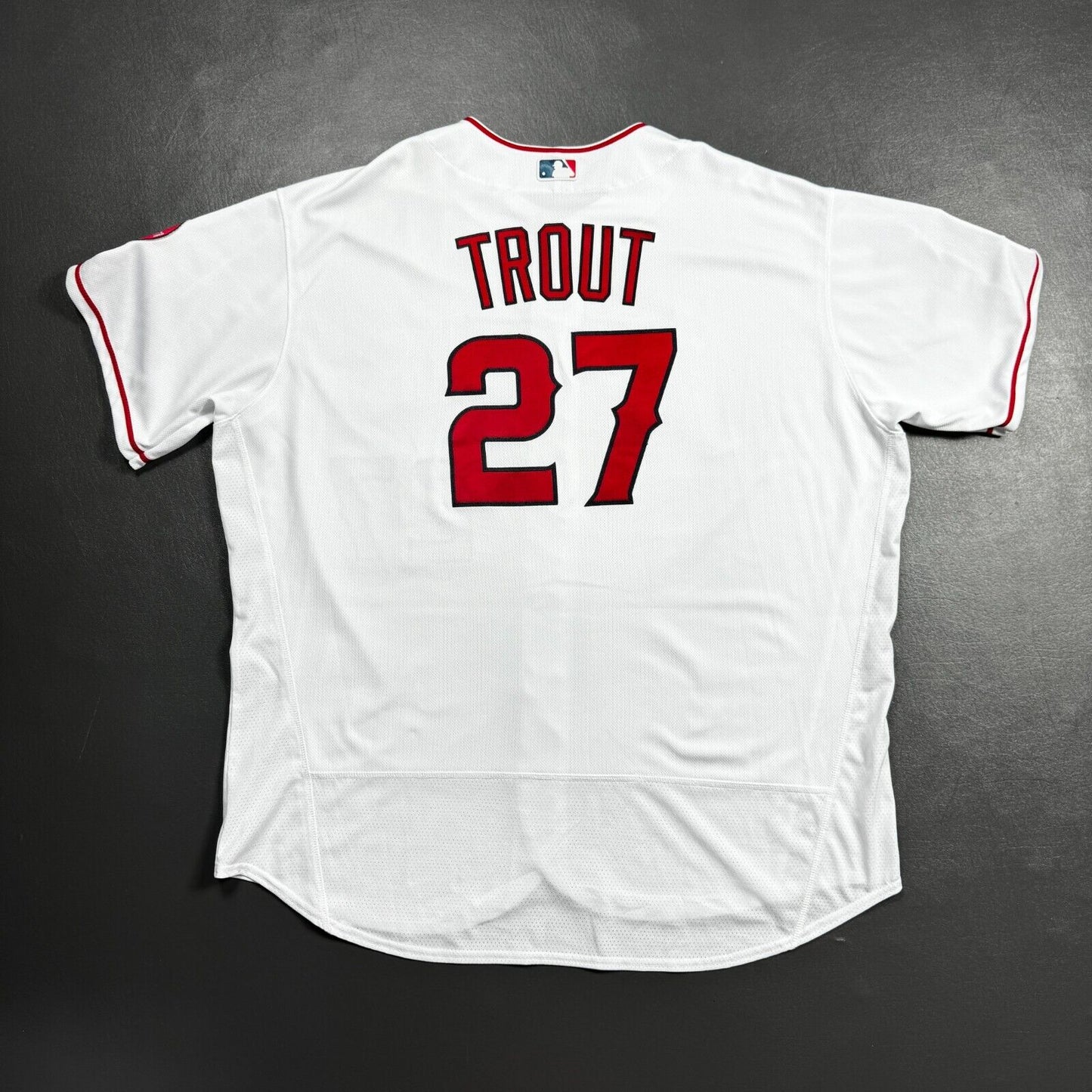 100% Authentic Mike Trout Vintage Majestic Los Angeles Angels Jersey Size 60 Men