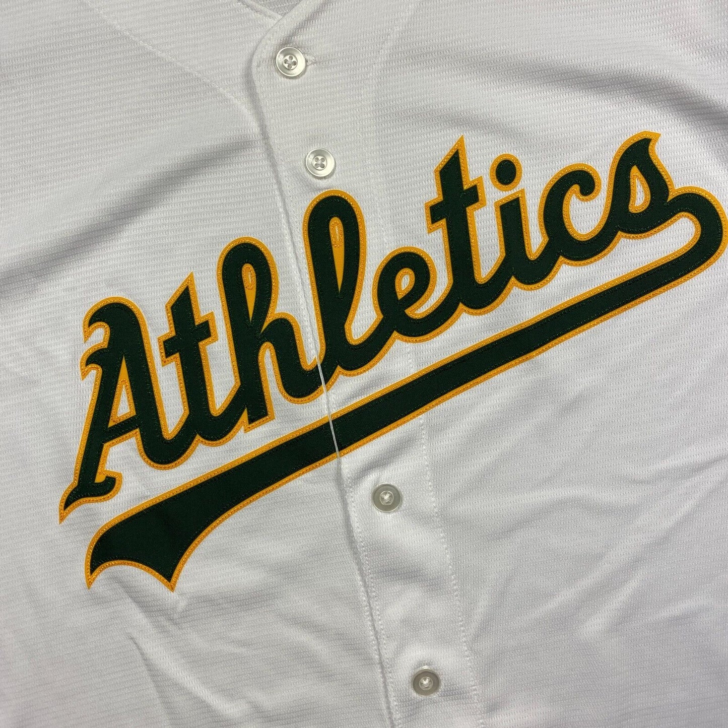 100% Authentic Oakland Athletics Majestic Cool Base Jersey Size L Mens