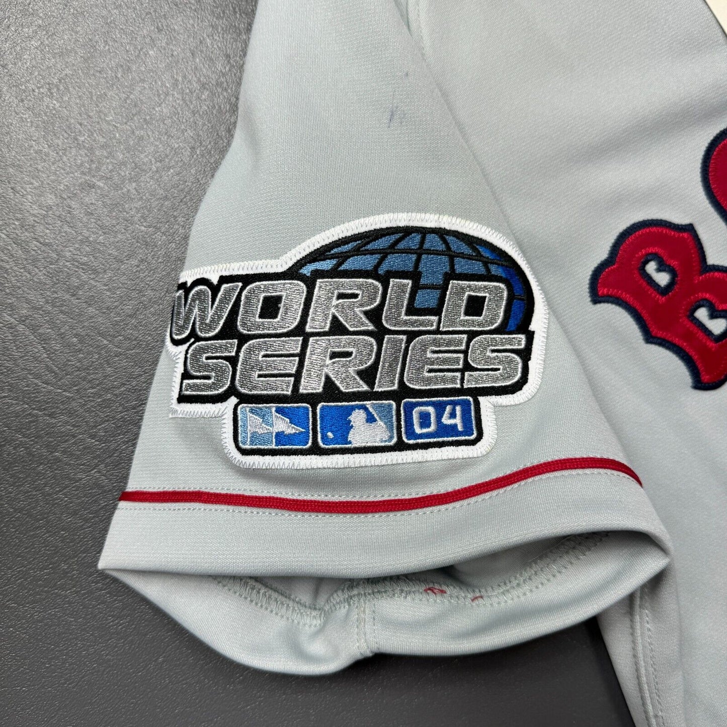 100% Authentic David Ortiz Mitchell Ness 2004 World Series Red Sox Jersey 40 M