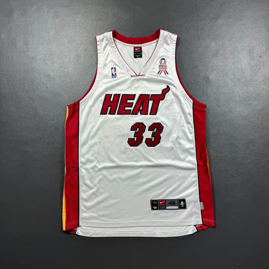 100% Authentic Alonzo Mourning Vintage Nike Miami Heat Jersey Size 48 XL 911