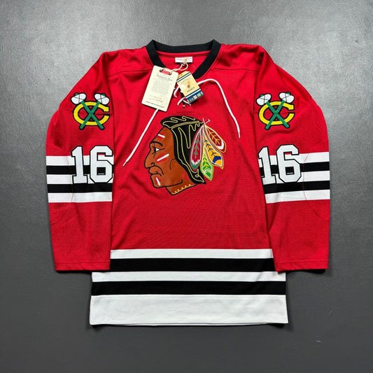 100% Authentic Bobby Hull Mitchell Ness 1960 61 Blackhawks Jersey Size 40 M Mens