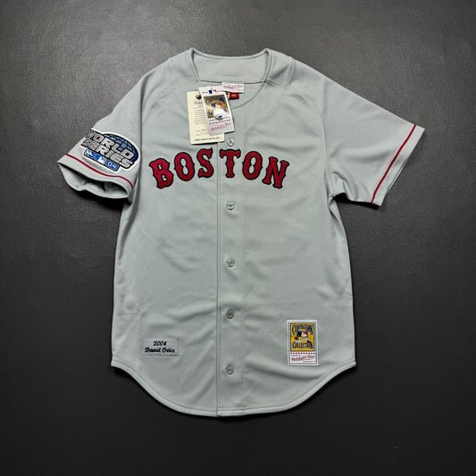 100% Authentic David Ortiz Mitchell Ness 2004 World Series Red Sox Jersey 40 M