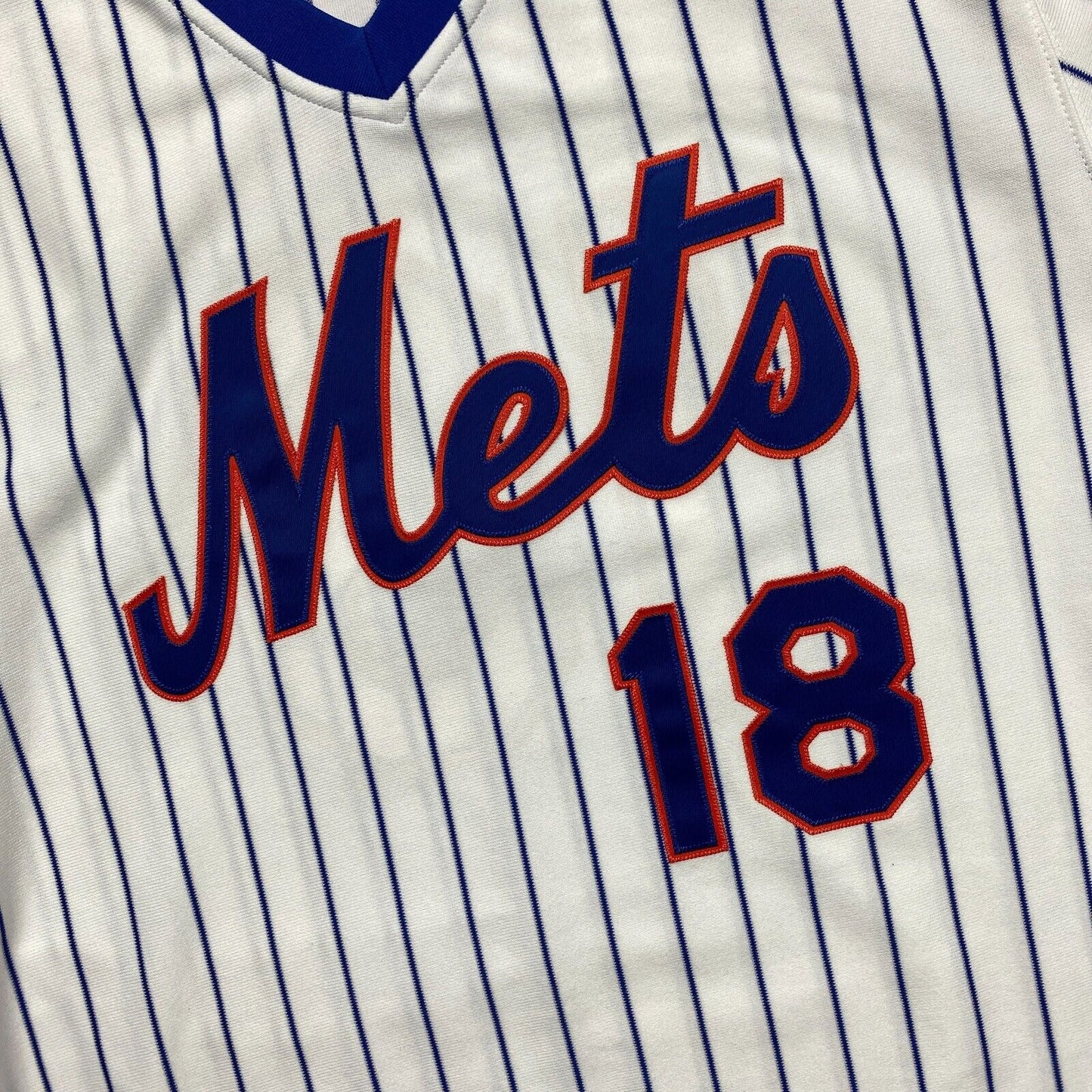 100% Authentic Darryl Strawberry Mitchell & Ness 1986 NY Mets Jersey Size 44 L