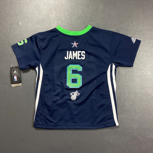 100% Authentic Lebron James Adidas 2014 All Star Jersey M 5/6 Preschool Boys