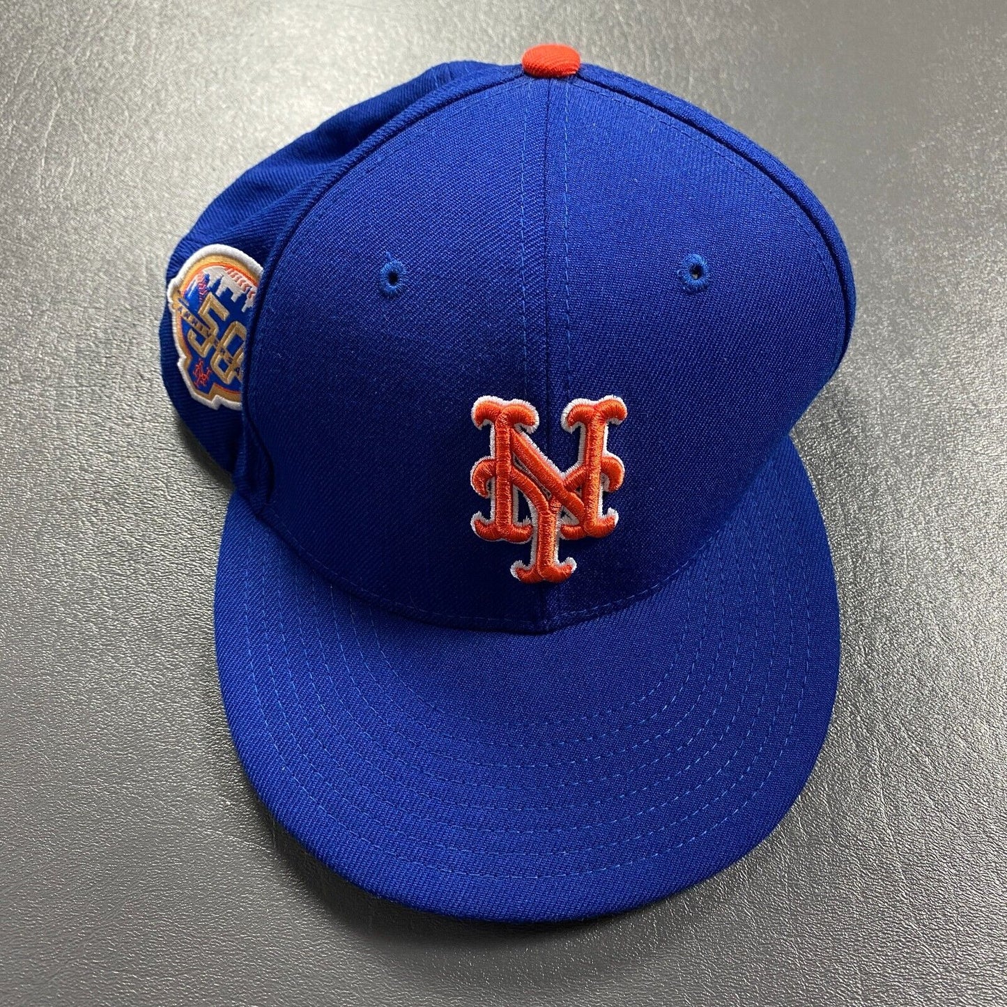 100% Authentic New York Mets 50th New Era 59Fifty 7 1/2 MLB Baseball Hat Cap