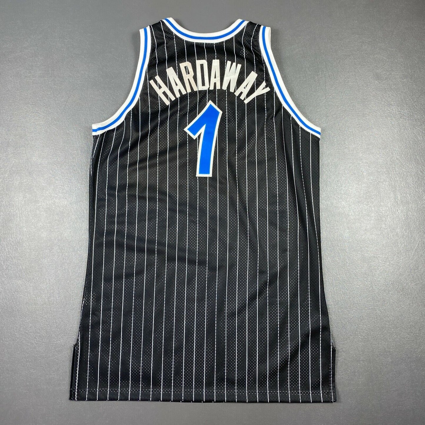 100% Authentic Penny Hardaway Vintage Champion 96 97 Magic Pro Cut Game Jersey