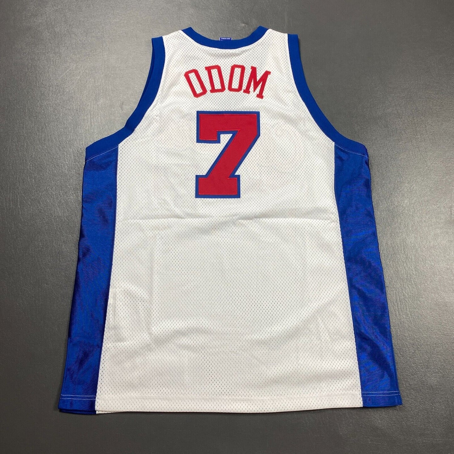 100% Authentic Lamar Odom Vintage Champion LA Clippers Jersey Size 48 Mens