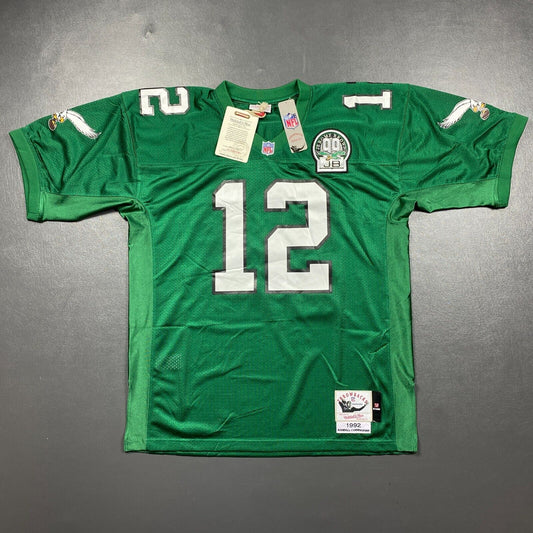 100% Authentic Randall Cunningham Mitchell & Ness 1992 Eagles Jersey Size 48 XL